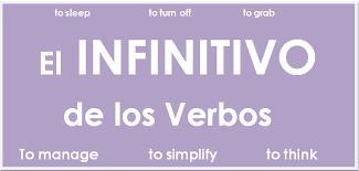 ¿Cuáles son los verbos en infinitivo Aprende inglés en casa